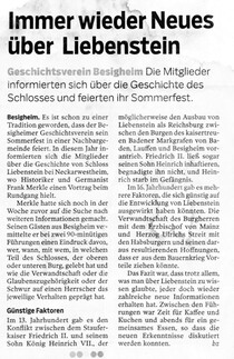 Liebenstein. Bietigheimer Zeitung